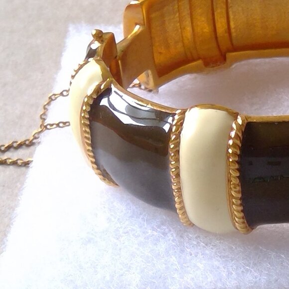 J Crew Factory Enamel Bracelet with Dainty Chain - Picture 12 of 12